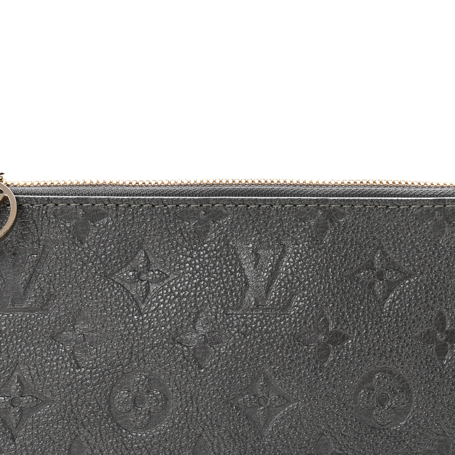 Louis Vuitton Shimmery Empreinte Pochette Sevres Gun Metal 7 of 9