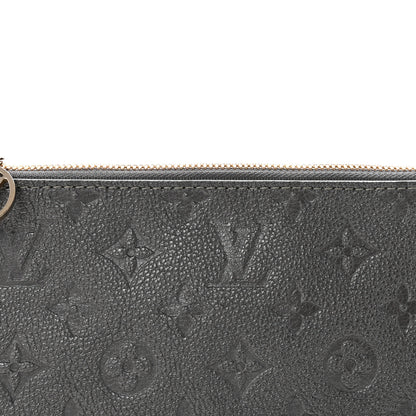Louis Vuitton Shimmery Empreinte Pochette Sevres Gun Metal 7 of 9