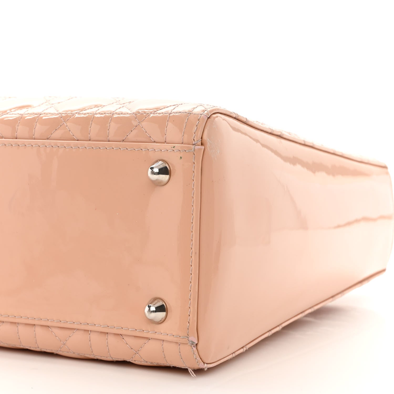 Christian Dior Patent Cannage Large Lady Dior Light Pink 10 of 16