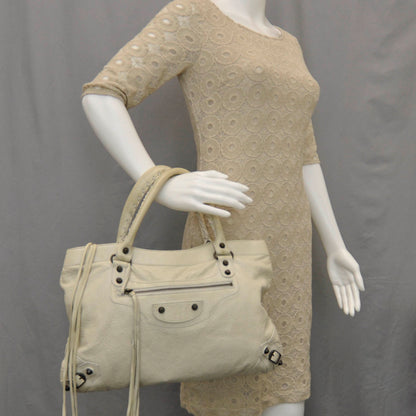 Balenciaga Chevre Classic Hardware Purse White 2 of 9