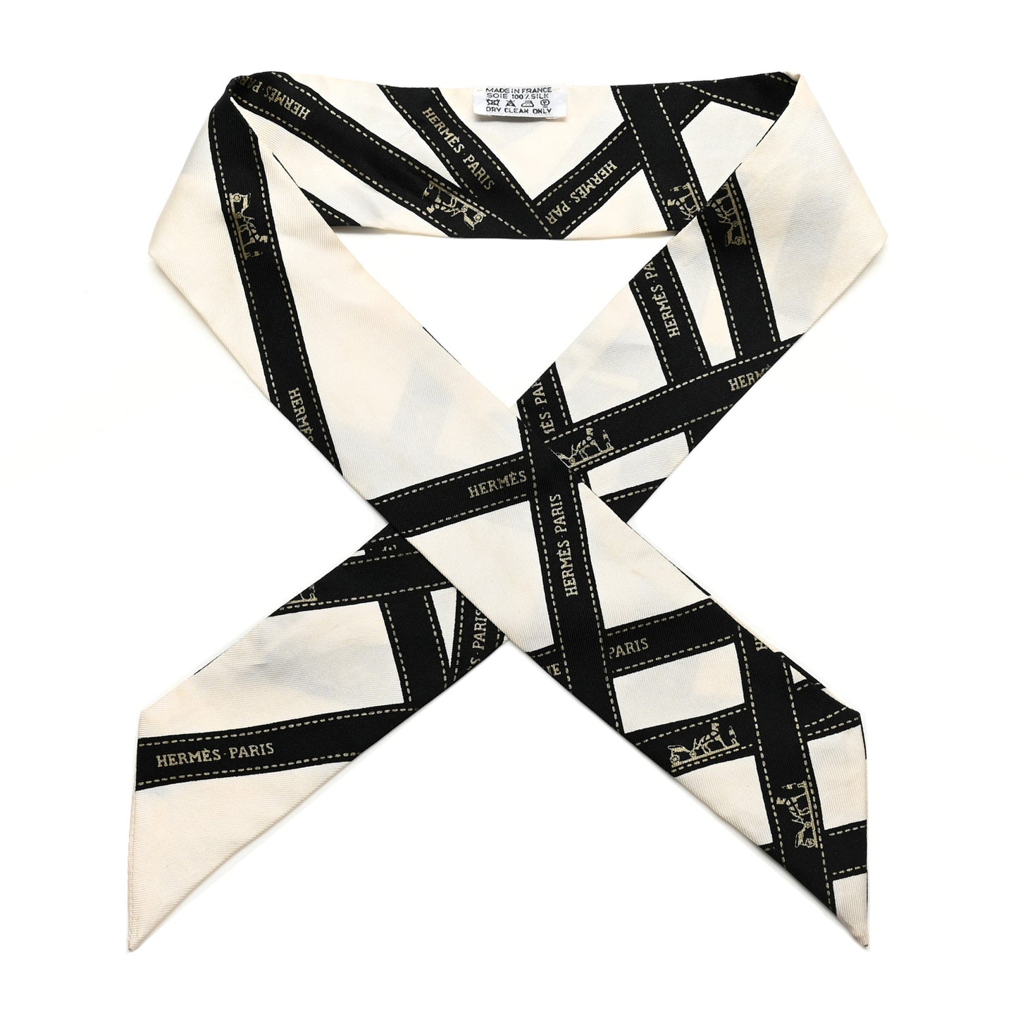 Silk Bolduc Twilly White Black