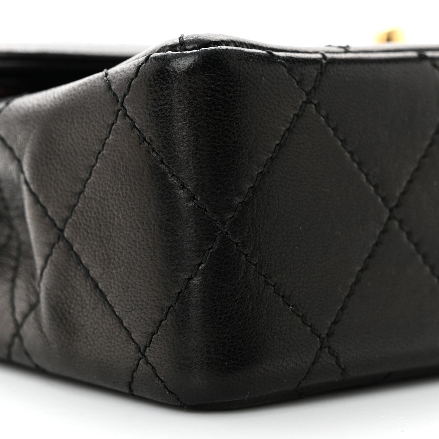 Chanel Lambskin Quilted Small Double Flap Bag Black 9 of 12