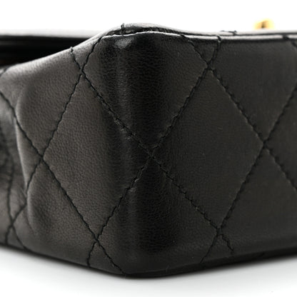 Chanel Lambskin Quilted Small Double Flap Bag Black 9 of 12