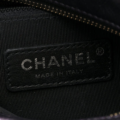 Chanel Iridescent Aged Calfskin Quilted Small Gabrielle Hobo Black 6 of 10