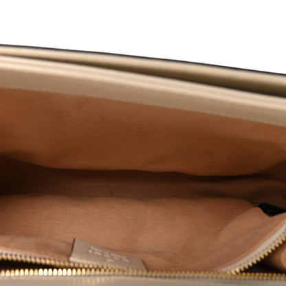 Gucci Azalea Calfskin Horsebit 1955 Shoulder Bag Mystic White 5 of 10
