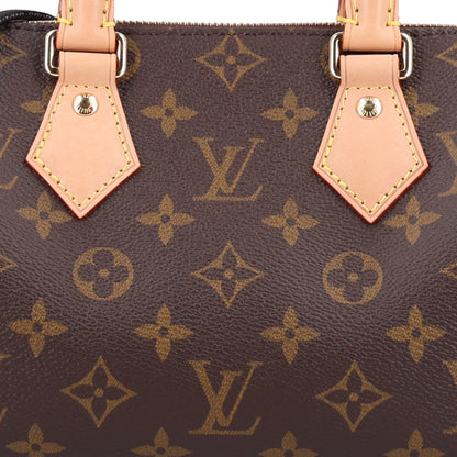 Louis Vuitton Monogram Speedy Bandouliere 20 Black 6 of 8