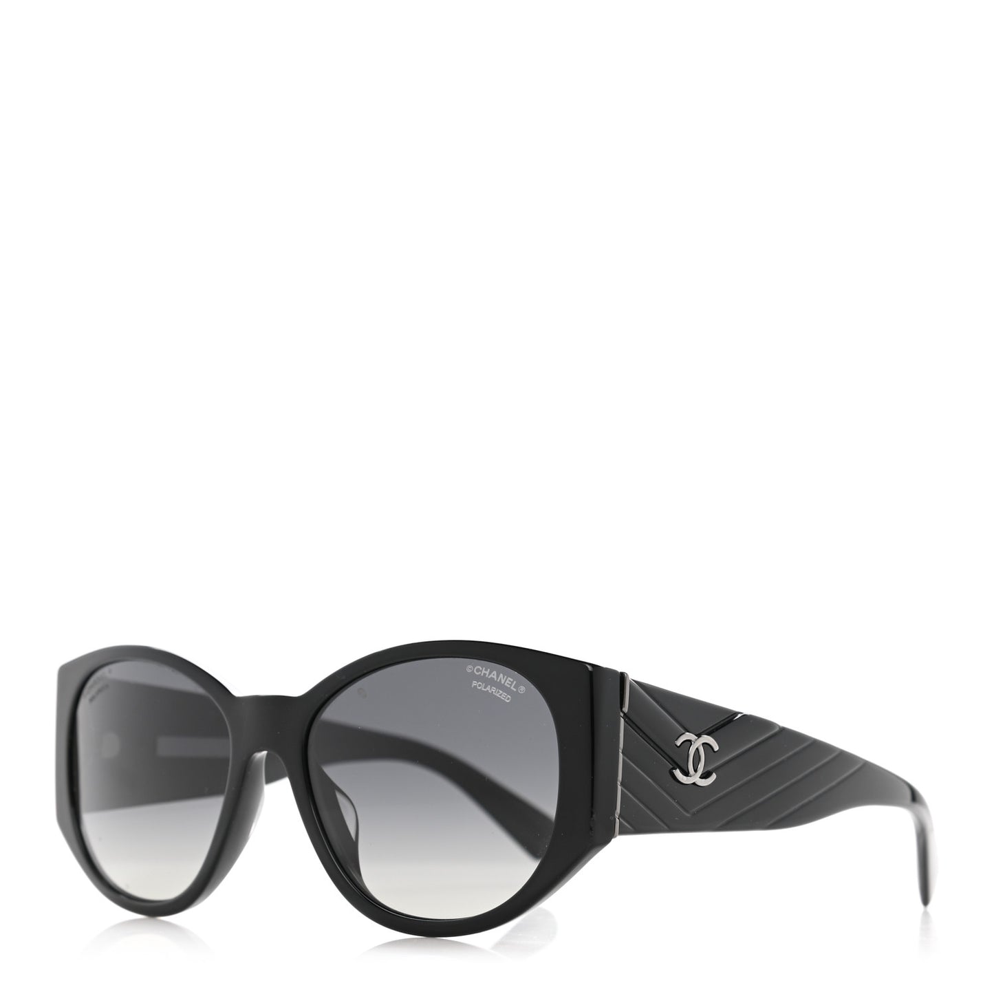 Oval Sunglasses 5411-A Black