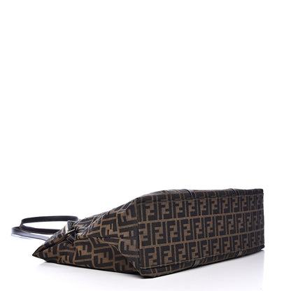 Fendi Zucca Large Zip Tote Tobacco 4 of 9