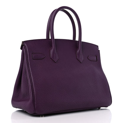 Hermes Fjord Birkin 30 Cassis 3 of 10