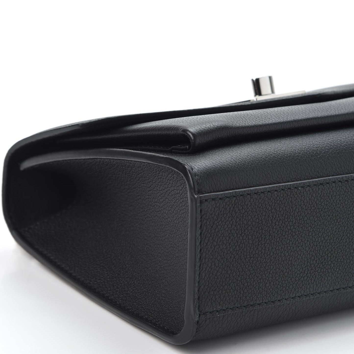 Soft Calfskin My Lockme Chain Bag BB Black