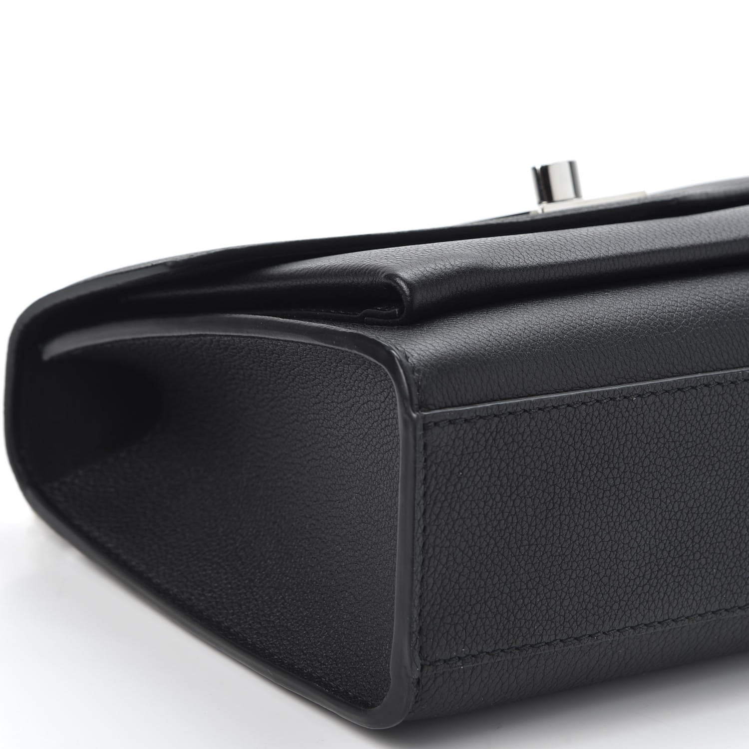 Louis Vuitton Soft Calfskin My Lockme Chain Bag BB Black 5 of 9