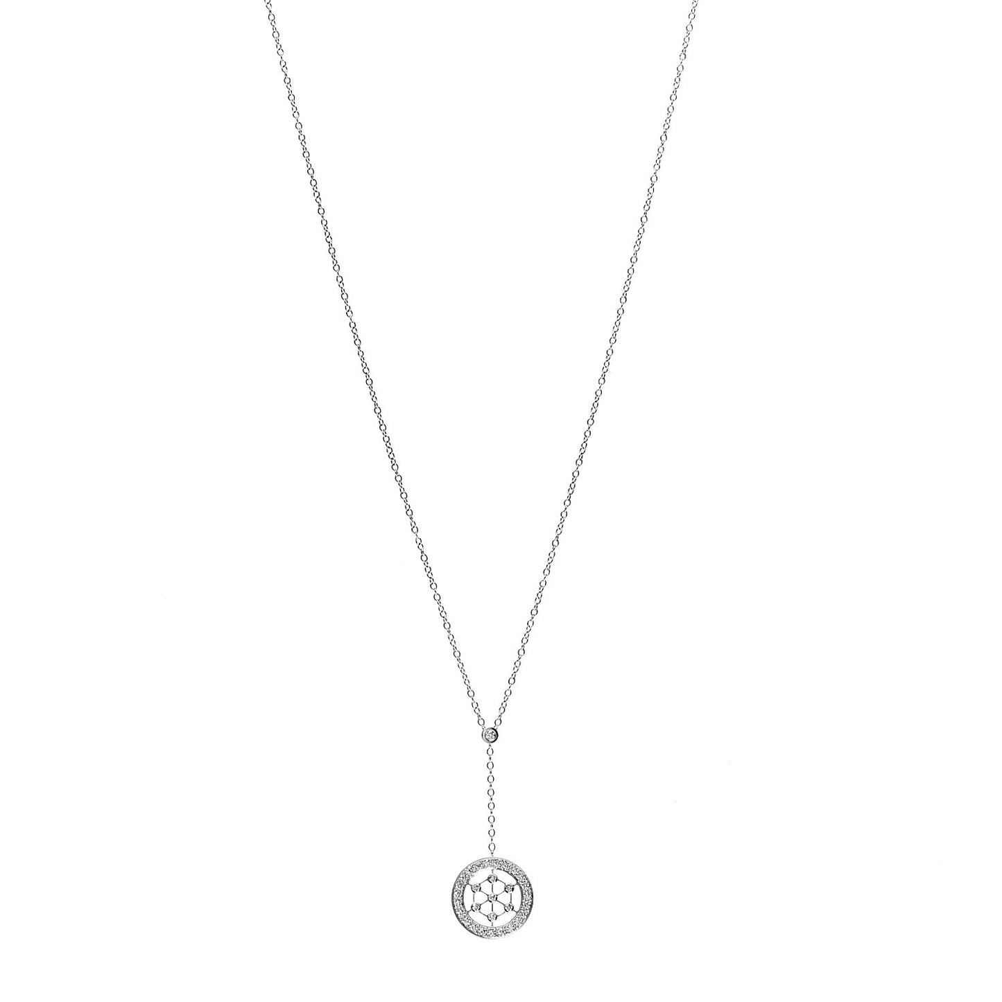Platinum Diamond Voile Necklace