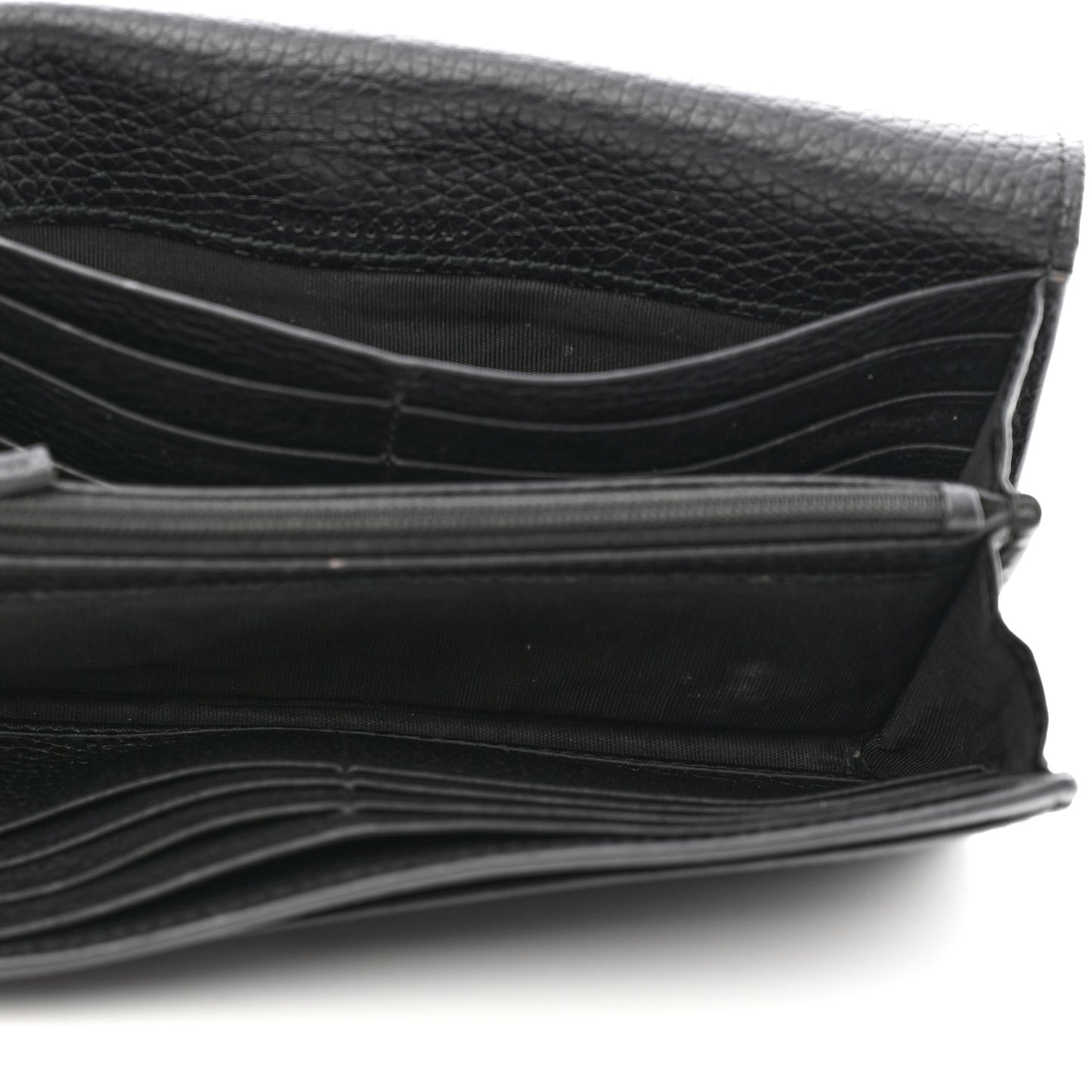 Cellarius Calfskin GG Marmont Continental Wallet Black