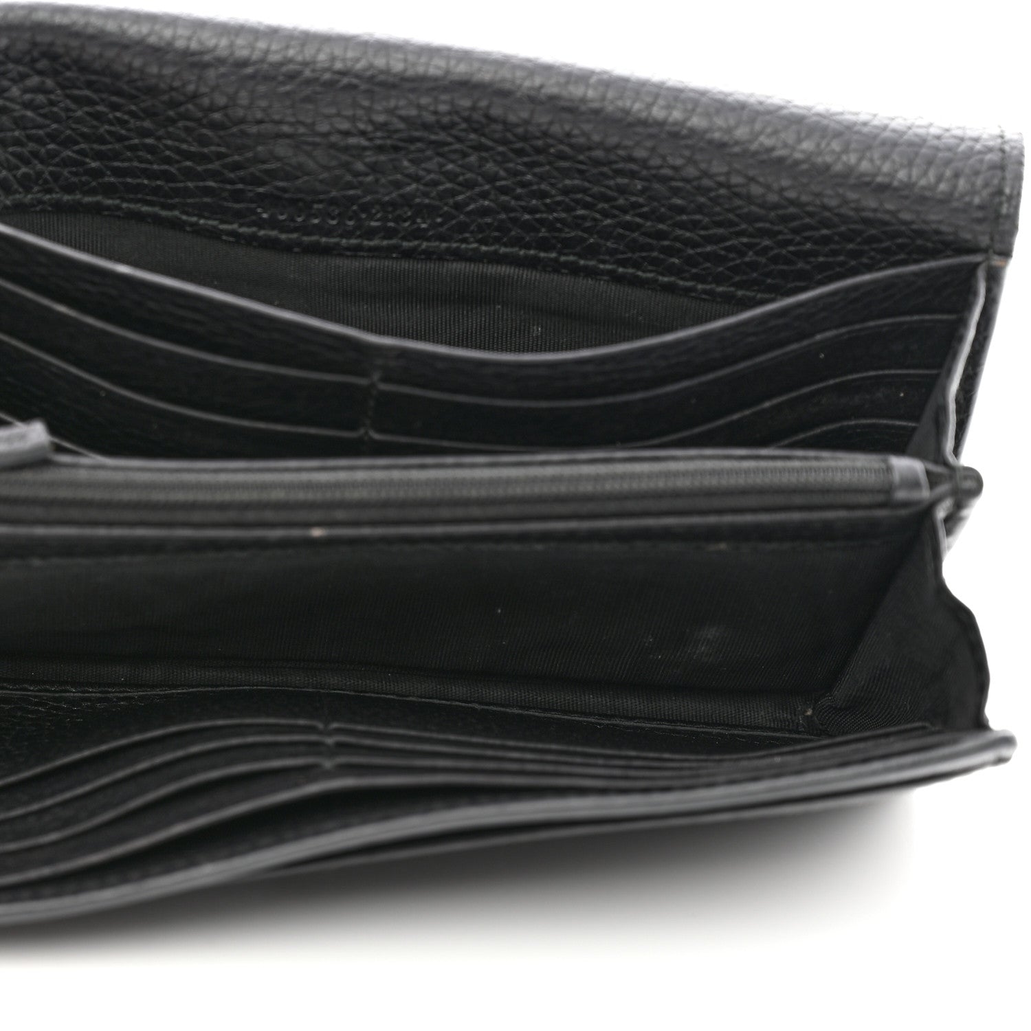 Gucci Cellarius Calfskin GG Marmont Continental Wallet Black 5 of 10