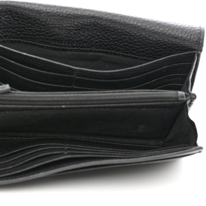 Gucci Cellarius Calfskin GG Marmont Continental Wallet Black 5 of 10