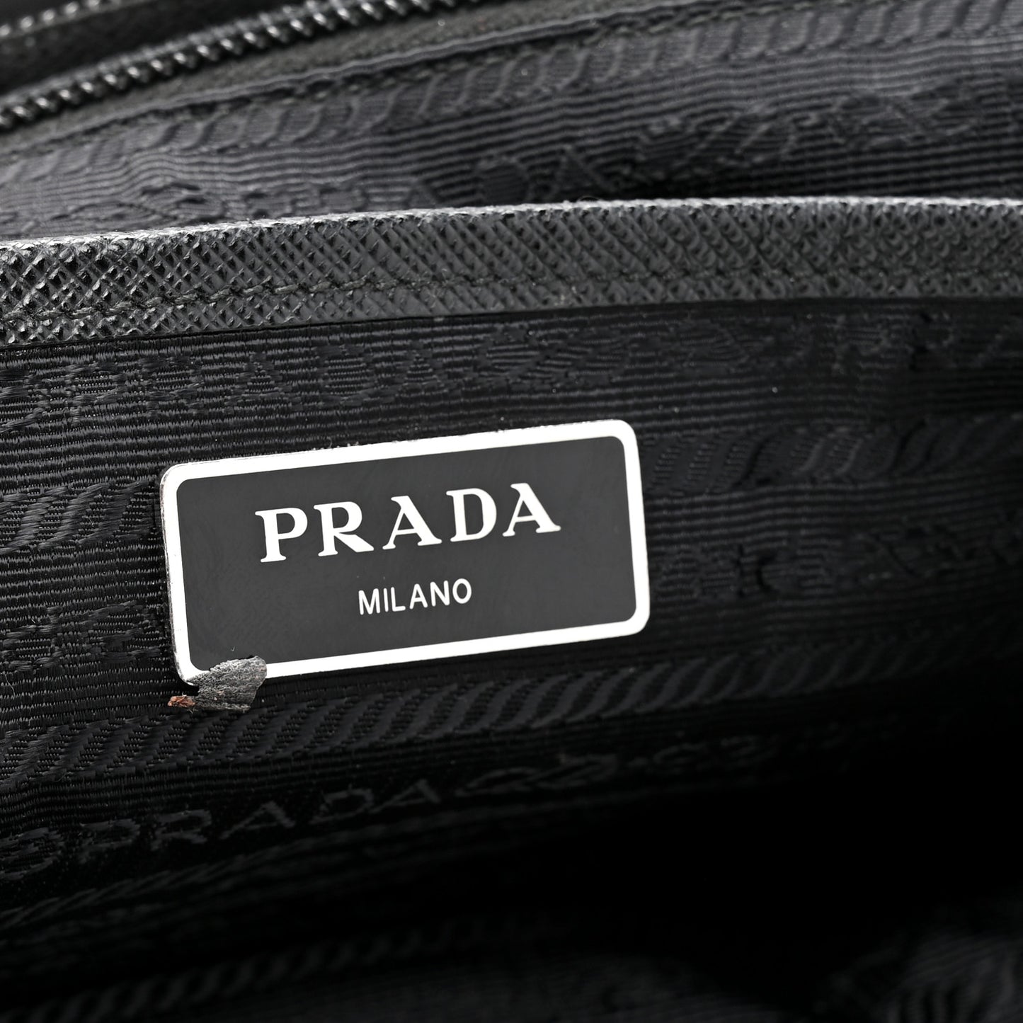 Tessuto Nylon Saffiano Vela Medium Backpack Black