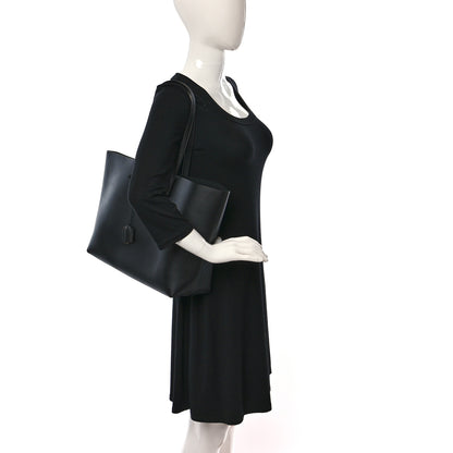 Saint Laurent Calfskin Large Shopping Tote Black 2 of 9