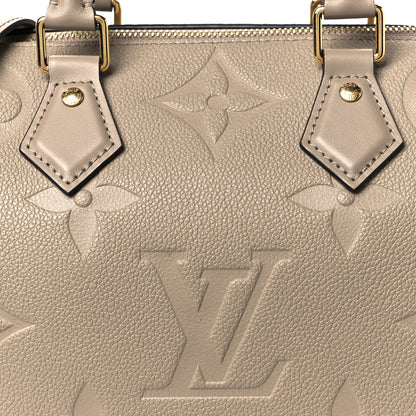 Louis Vuitton Empreinte Monogram Giant Speedy Bandouliere 25 Tourterelle 8 of 10