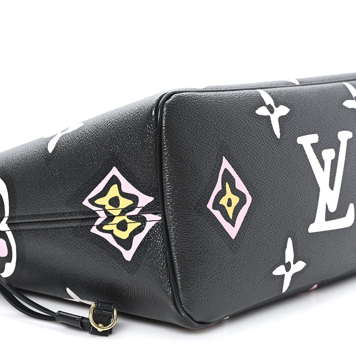 Monogram Giant Wild at Heart Neverfull MM Black