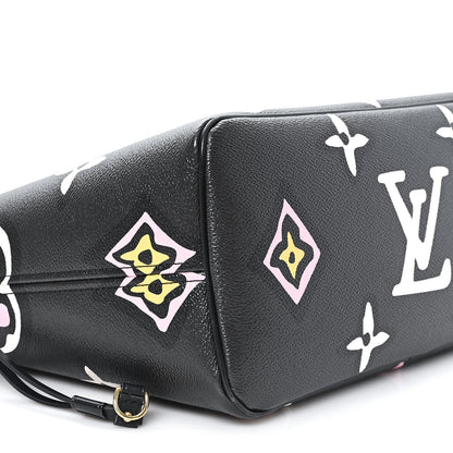 Louis Vuitton Monogram Giant Wild at Heart Neverfull MM Black 9 of 11