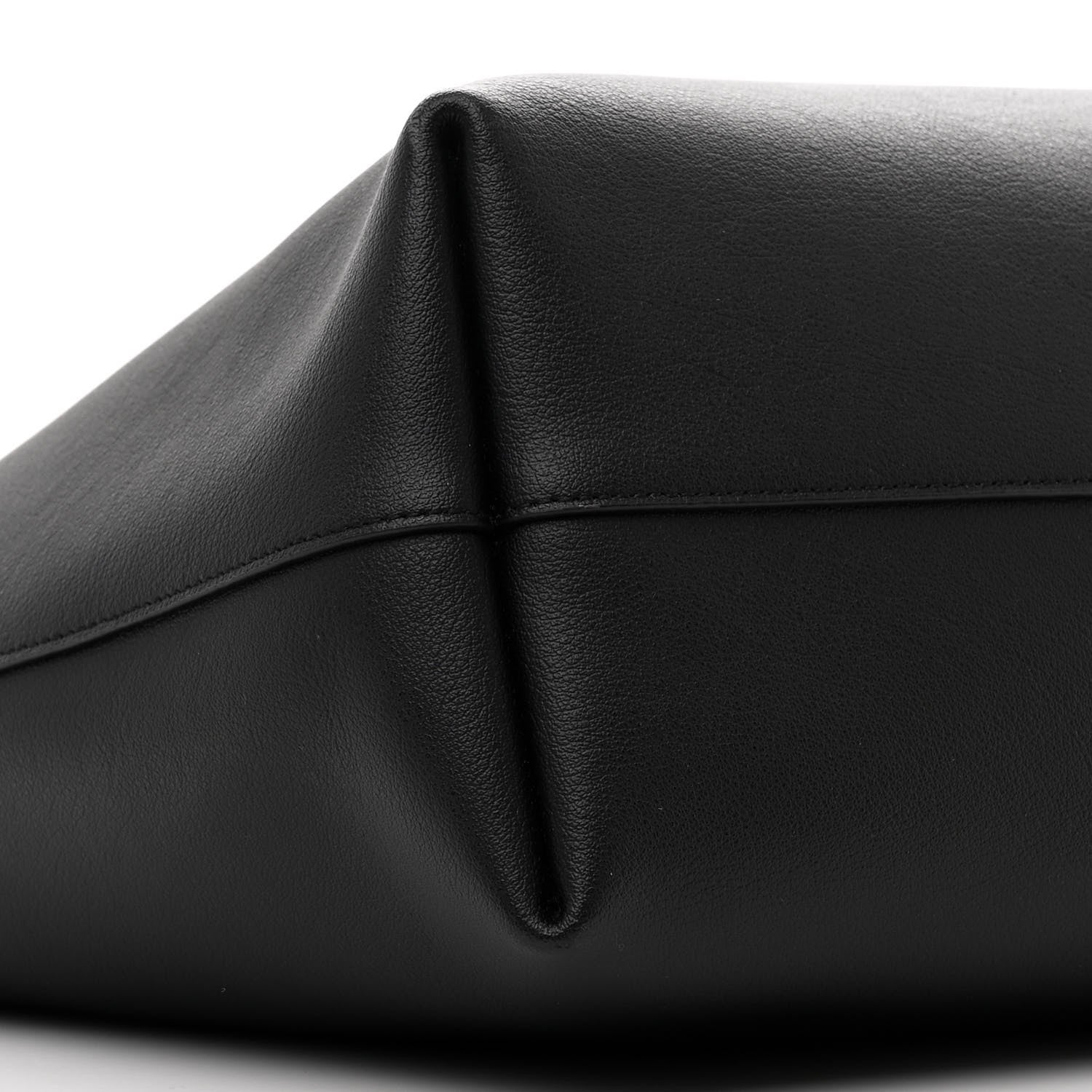 Saint Laurent Calfskin Large Shopping Tote Black 11 of 13