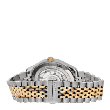 Gucci Stainless Steel 40mm G-Timeless Two Tone Charm Automatic Watch 3 of 5