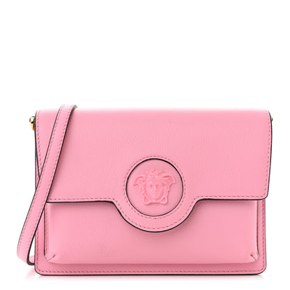 Versace Grained Calfskin La Medusa Crossbody Bag Pink 1 of 10