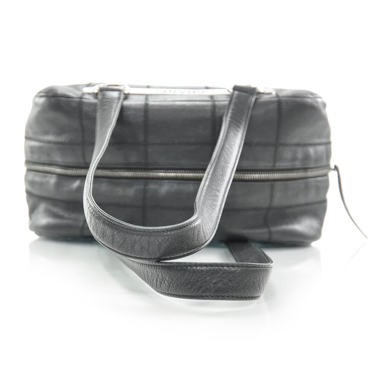 Chanel Caviar Square Stitched Tote Black 5 of 9