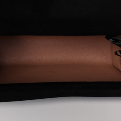 Alaia Suede Studded Foldover Clutch Black 5 of 10