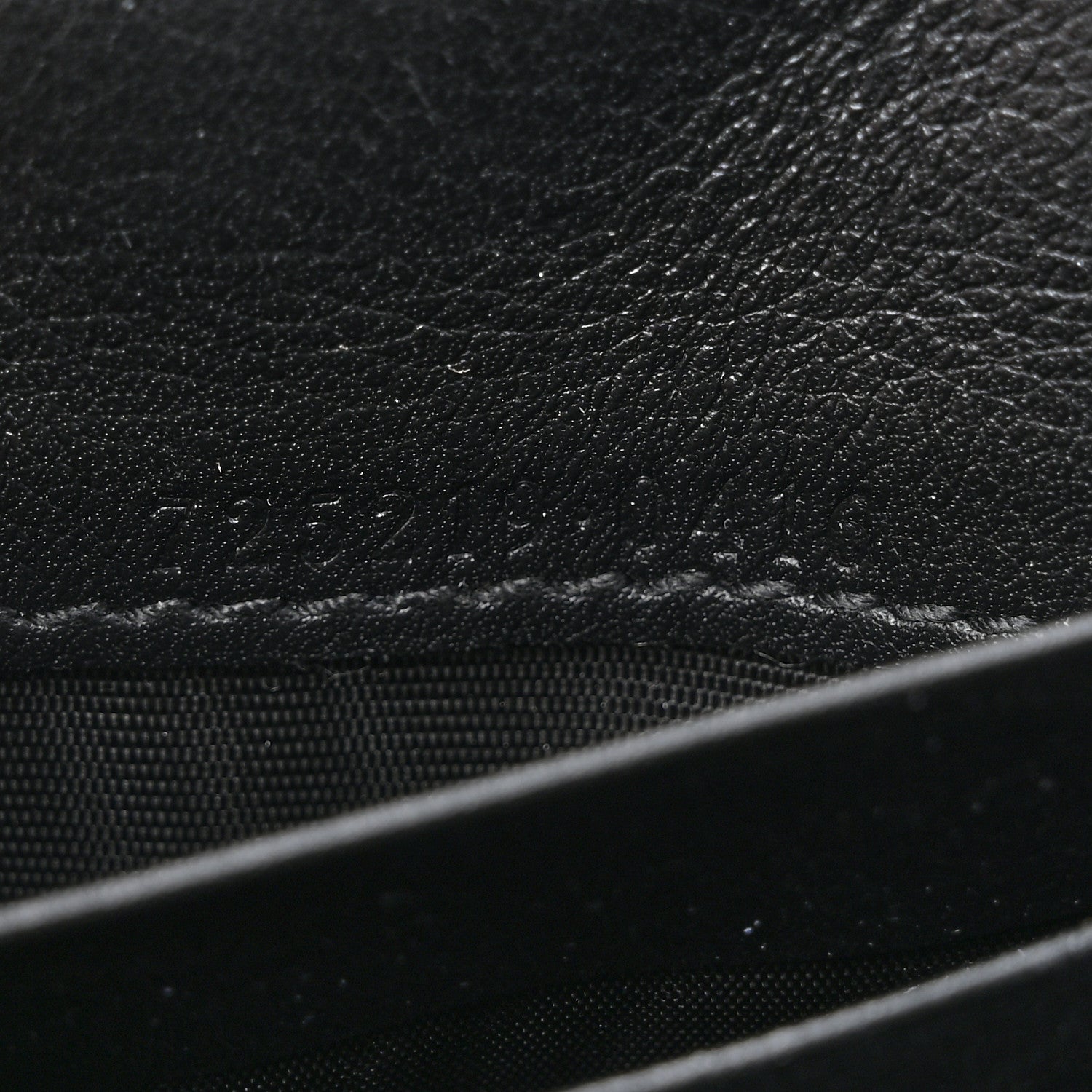 Gucci Roxy Calfskin Medium Blondie Chain Wallet Black 8 of 12