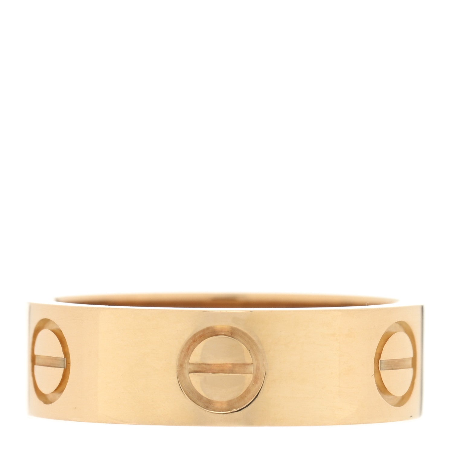 Cartier 18K Yellow Gold 5.5mm LOVE Ring 51 5.75 1 of 4