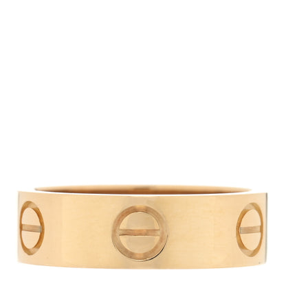 Cartier 18K Yellow Gold 5.5mm LOVE Ring 51 5.75 1 of 4