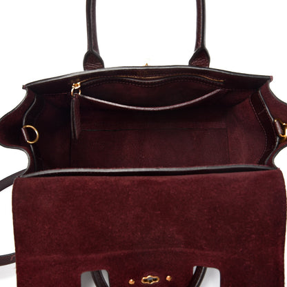 Mulberry Natural Grain Leather Small New Bayswater Oxblood 5 of 14