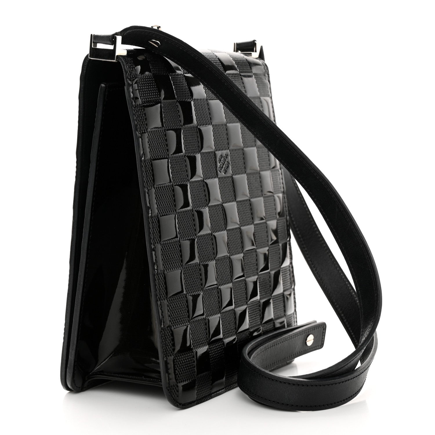 Louis Vuitton Damier Vernis Club Black 3 of 17
