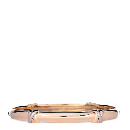 Cartier 18K Pink Yellow White Gold Trinity LOVE Bracelet 17 1 of 6