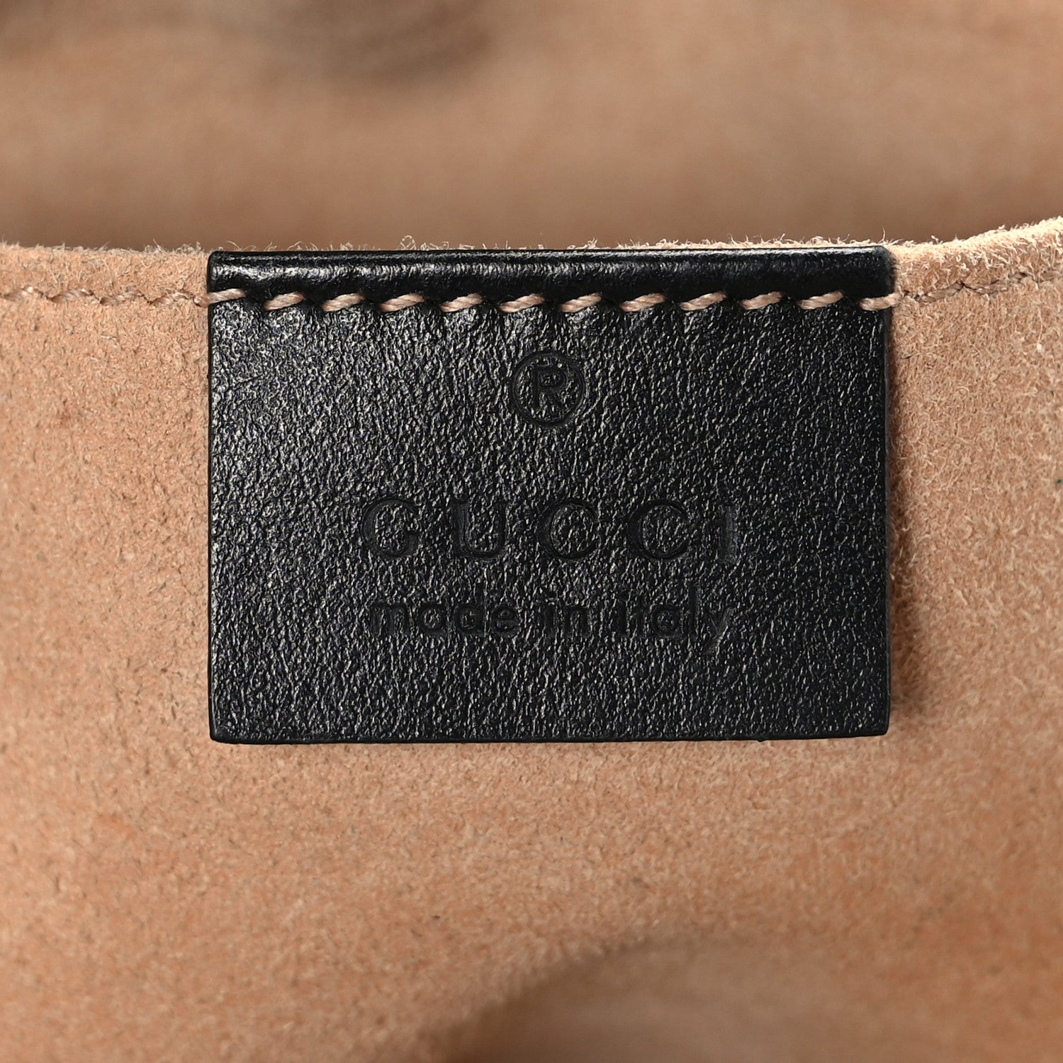 Gucci Calfskin Matelasse Small GG Marmont Chain Shoulder Bag Black 6 of 9