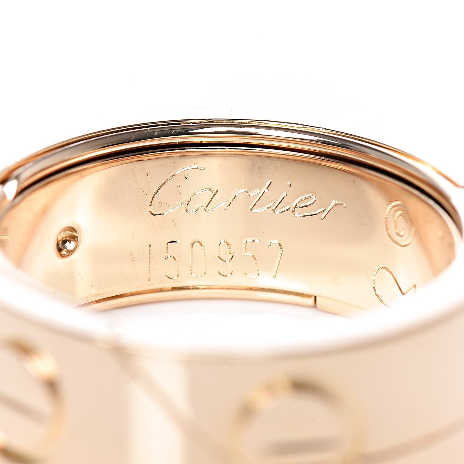 Cartier 18K Yellow Gold 7mm Astro LOVE Ring 50 5.25 5 of 9