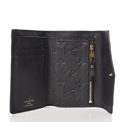Louis Vuitton Empreinte Compact Curieuse Wallet Black 5 of 9