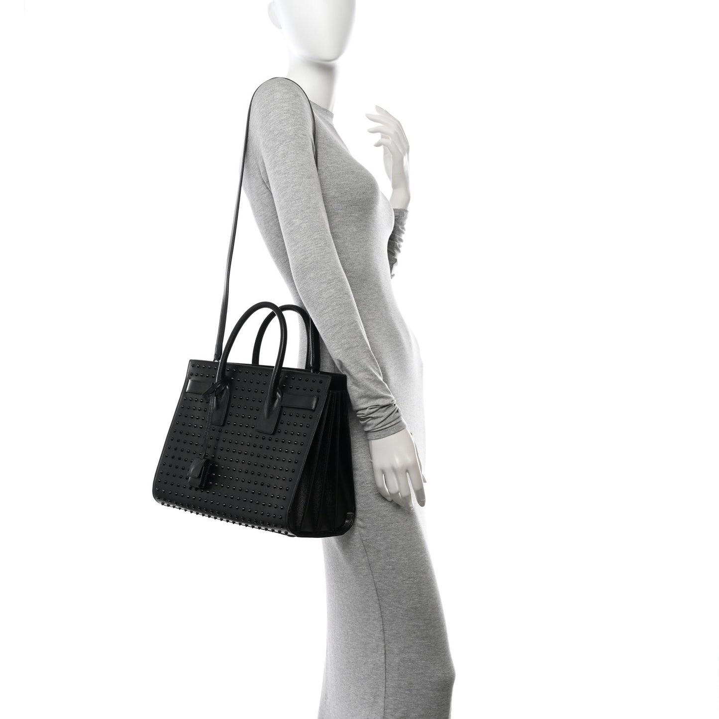 Grain De Poudre Studded Small Sac De Jour Black