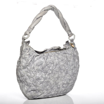 Louis Vuitton Lambskin Olympe Nimbus GM Gris Perle 3 of 10