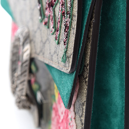 Gucci GG Supreme Monogram Embroidered Medium Dionysus Shoulder Bag Emerald 11 of 11