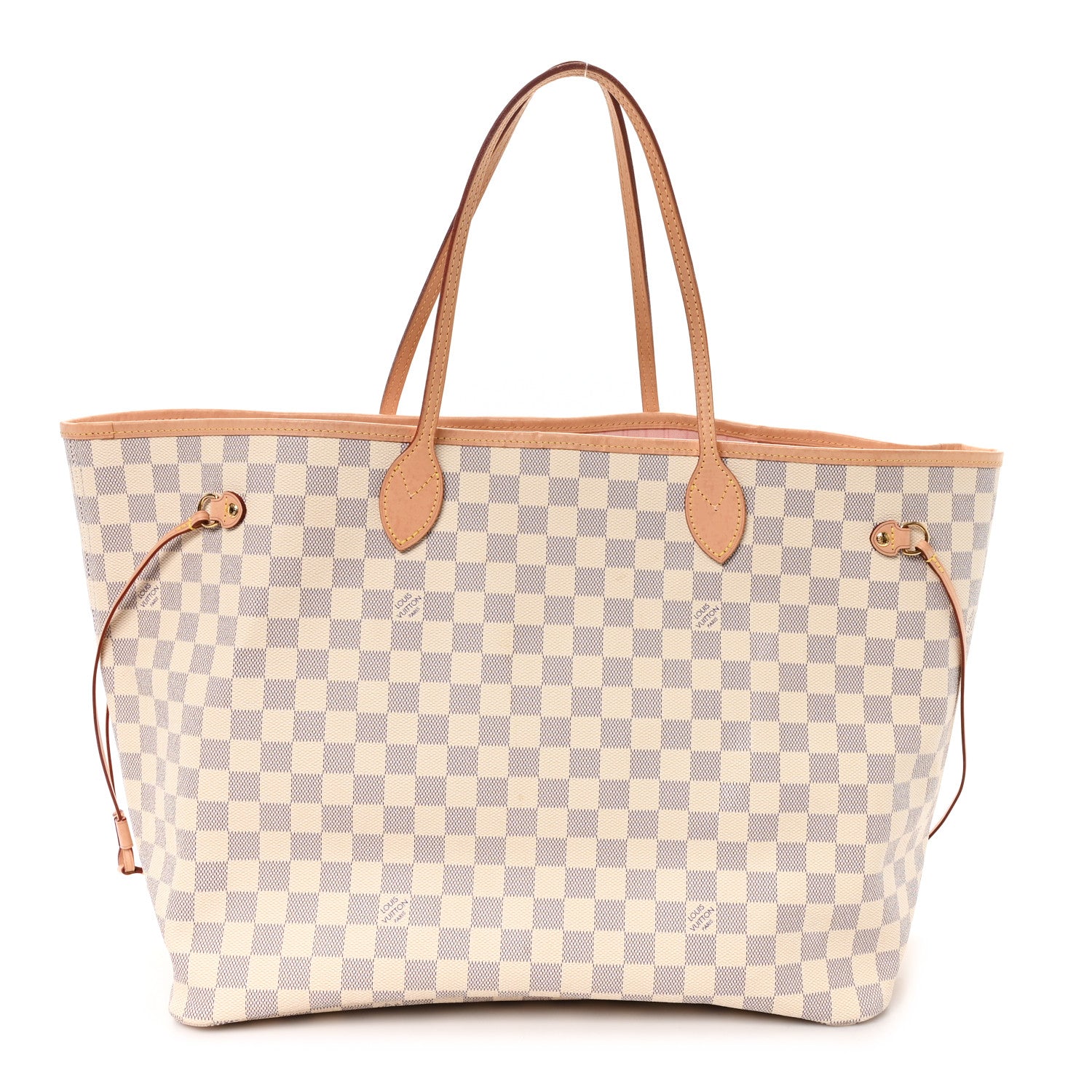 Louis Vuitton Damier Azur Neo Neverfull GM Rose Ballerine 1 of 13