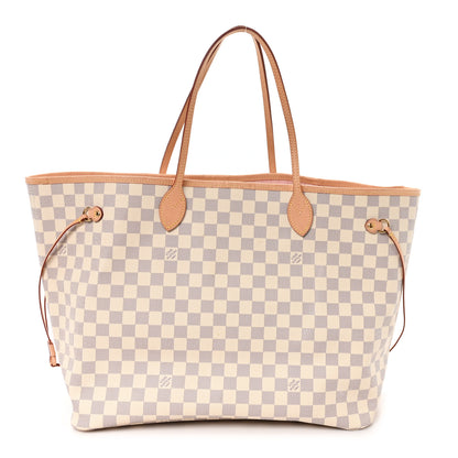 Louis Vuitton Damier Azur Neo Neverfull GM Rose Ballerine 1 of 13