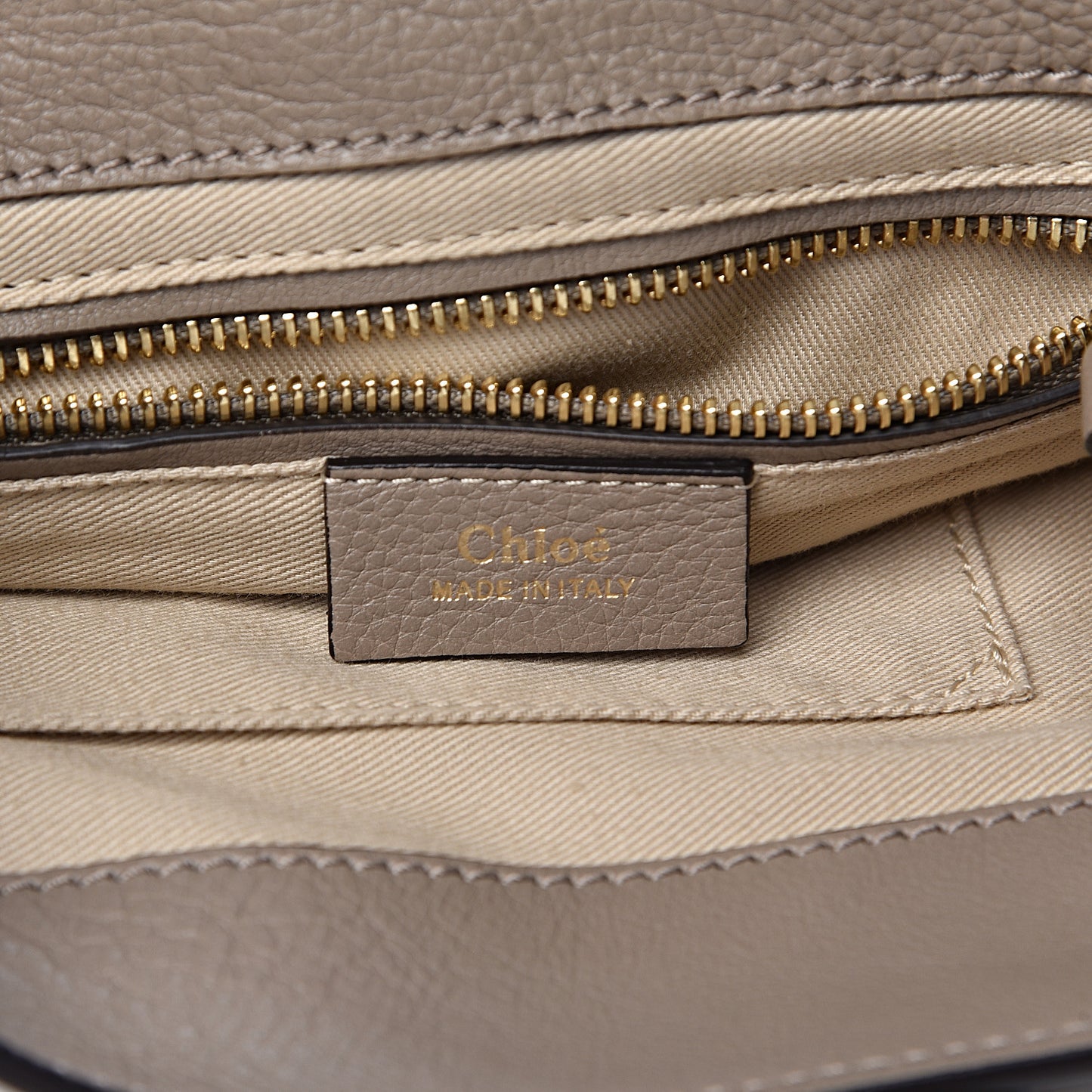 Suede Calfskin Small Faye Backpack Motty Grey