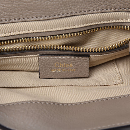 Chloe Suede Calfskin Small Faye Backpack Motty Grey 7 of 14