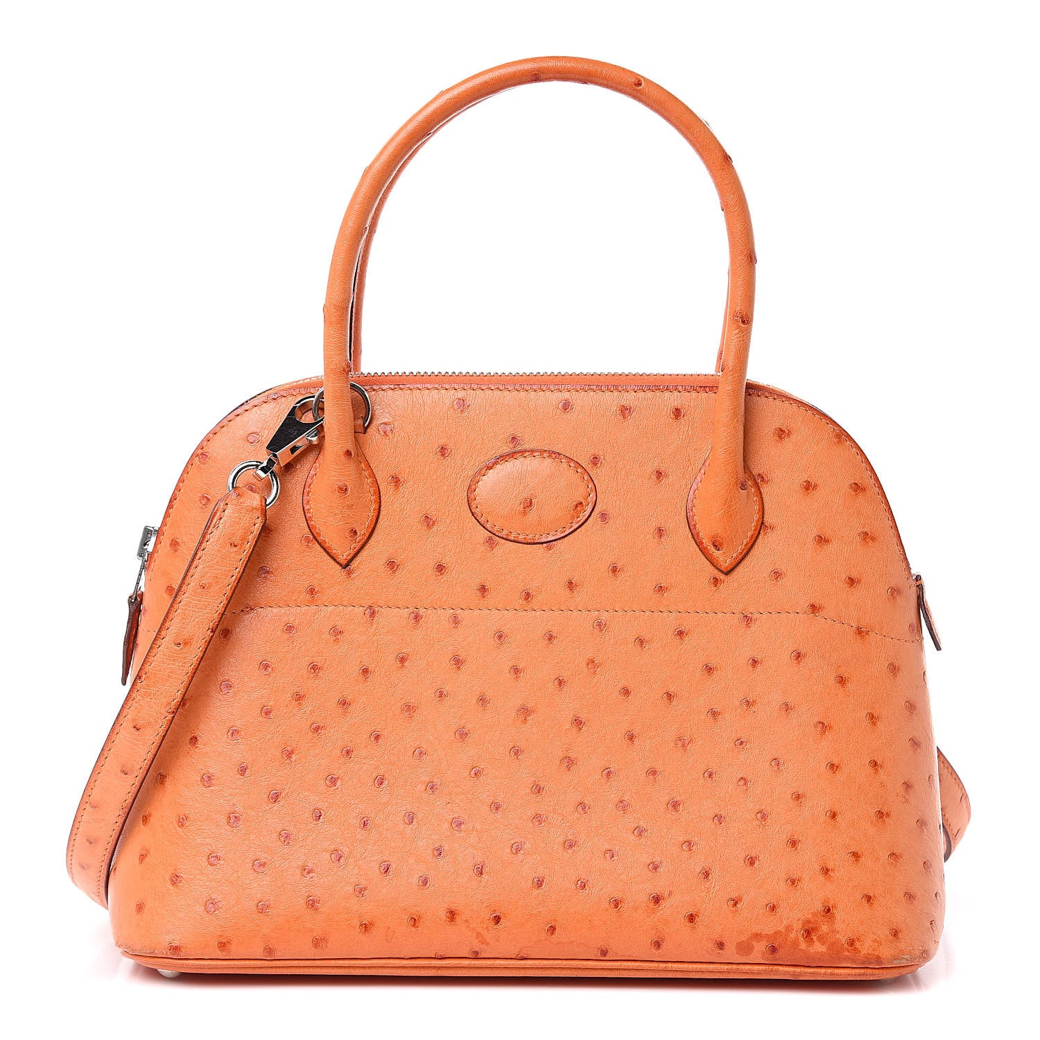 Hermes Ostrich Bolide 27 Orange 1 of 14