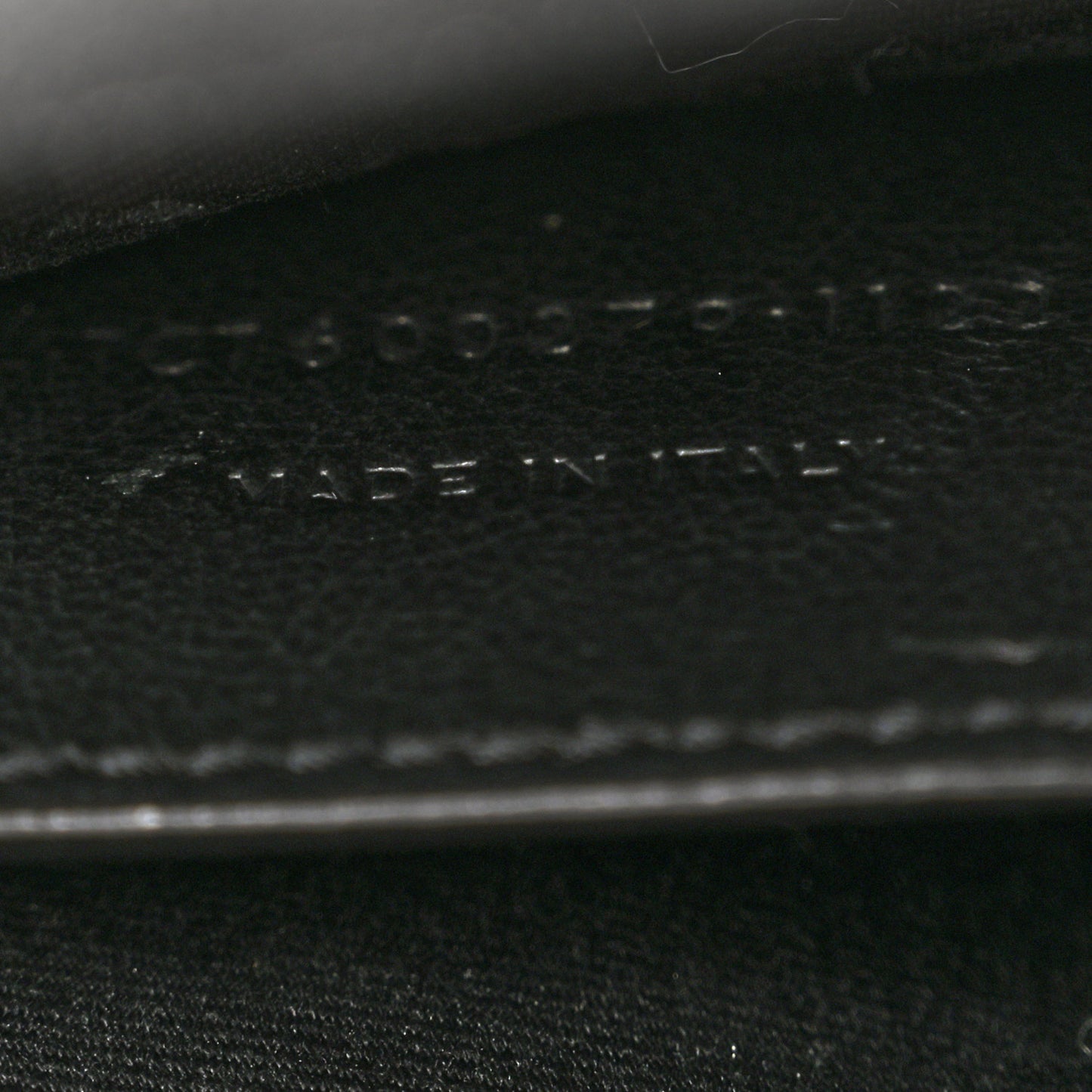 Sheepskin Matelasse Chevron Monogram Medium College Bag Black