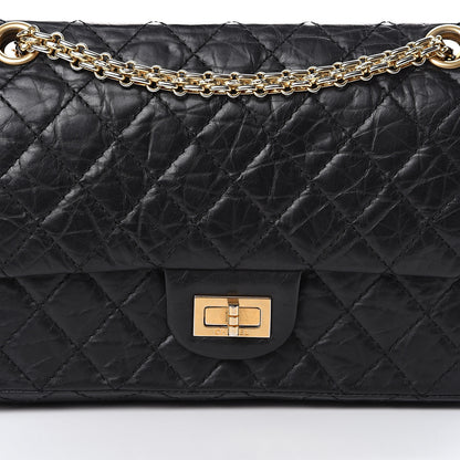 Chanel Aged Calfskin 50th Anniversary 2.55 Reissue 225 Flap Black 7 of 11