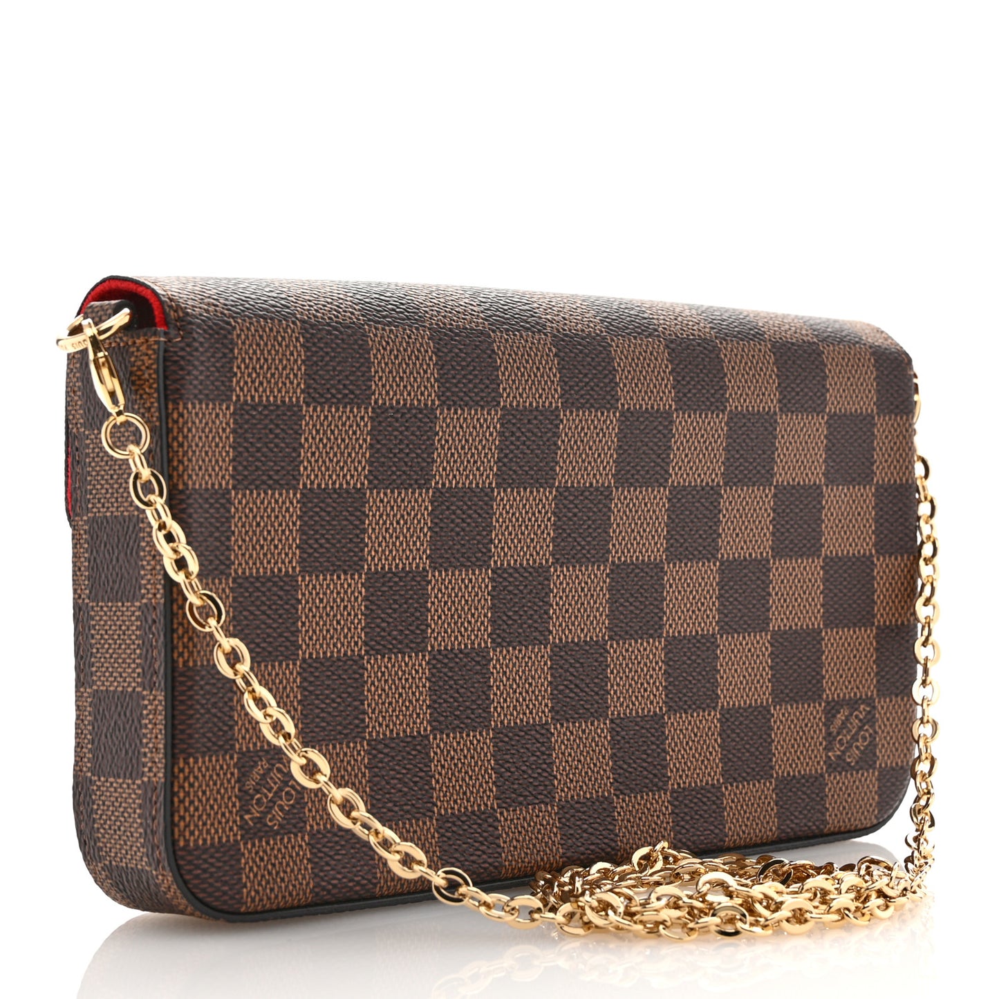 Damier Ebene Pochette Felicie Chain Wallet