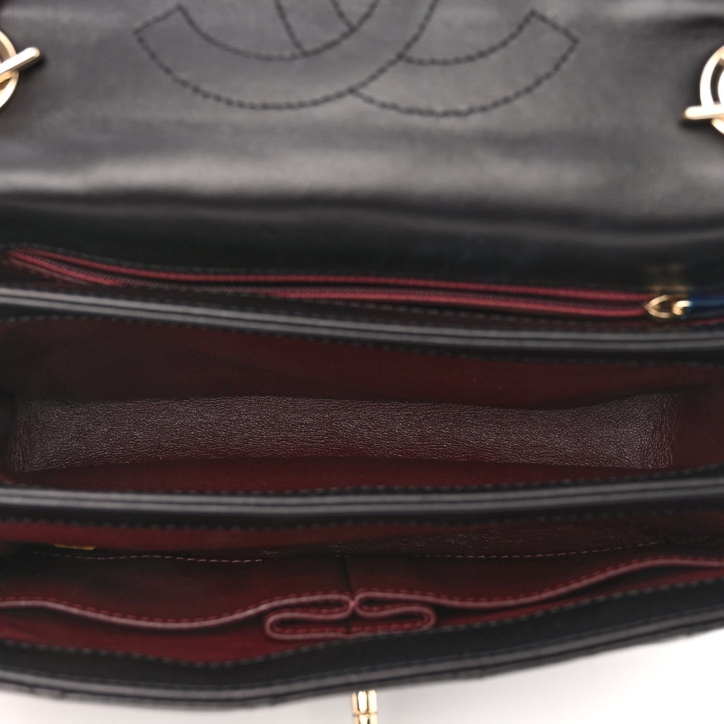Lambskin Quilted Small Trendy CC Dual Handle Flap Bag Black